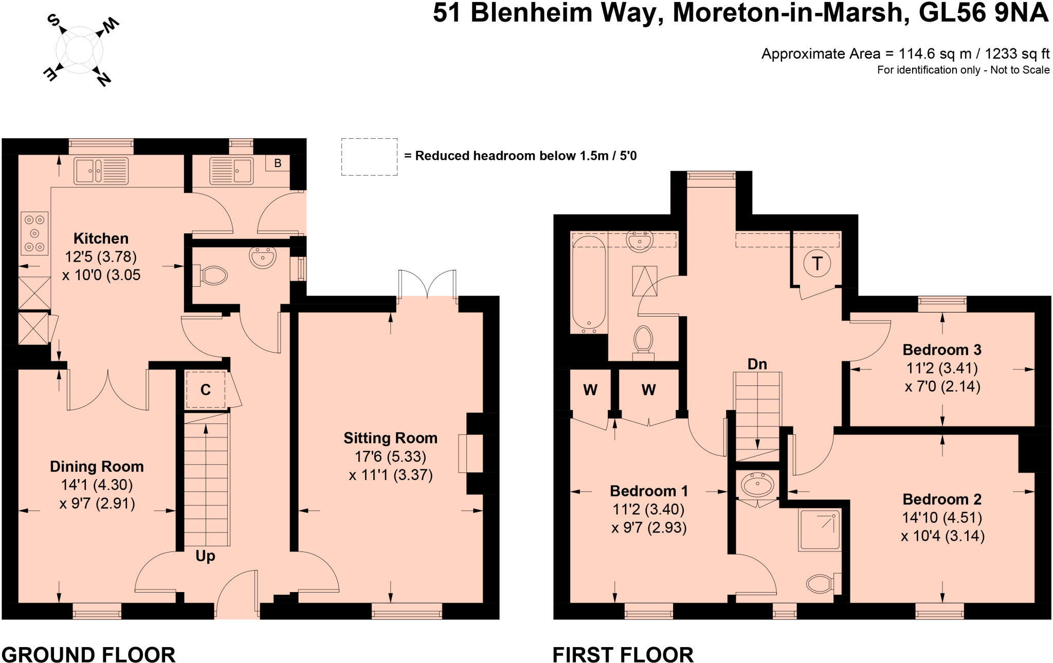 Blenheim Way, Moreton-in-Marsh, Gloucestershire, GL56 floorplan