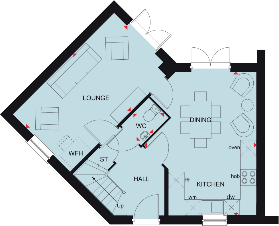 Azalea Lane, 
Witham St Hughs,
Lincoln,
Lincolnshire,
LN6 9XN floorplan