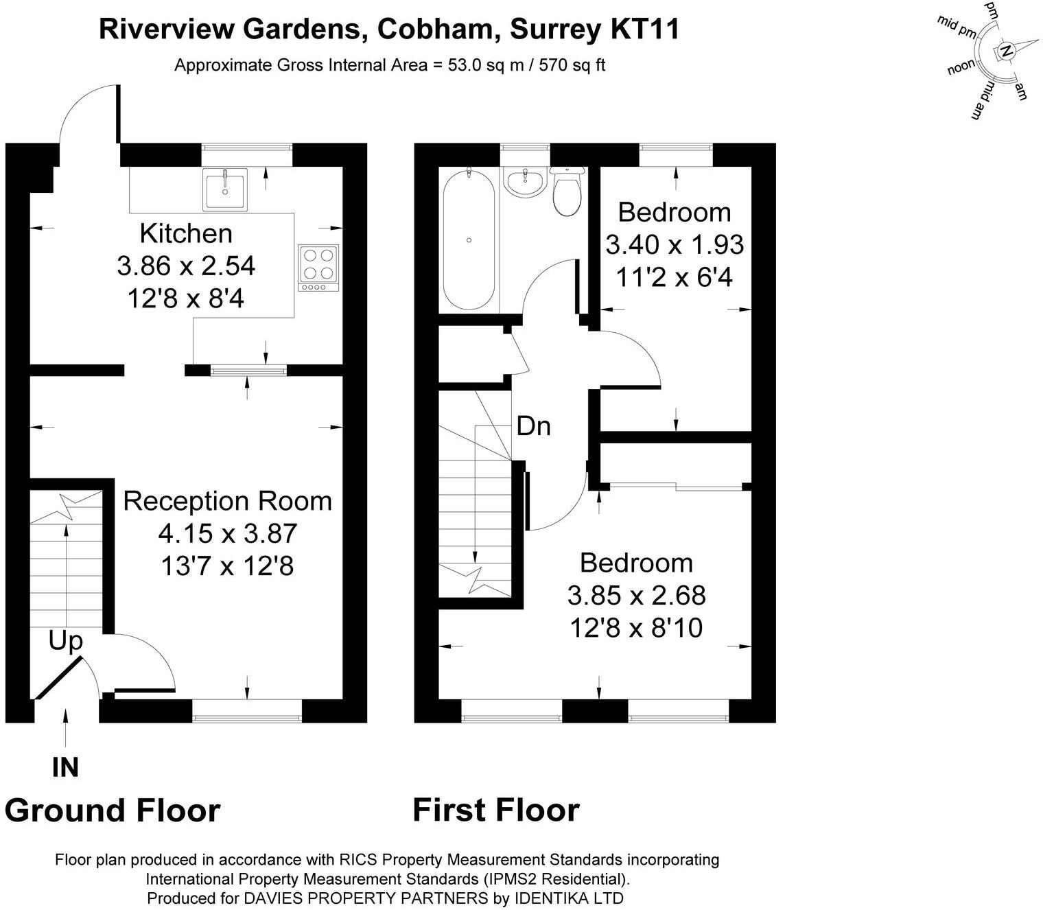 Riverview Gardens, Cobham, KT11 floorplan