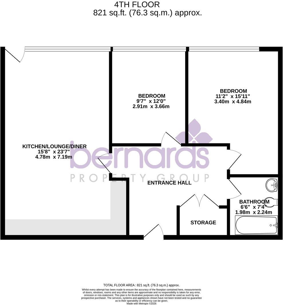 Palmerston Road, Southsea floorplan