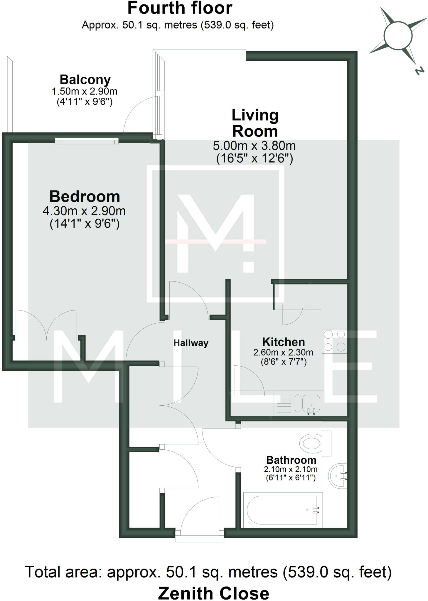 Zenith Close, London floorplan