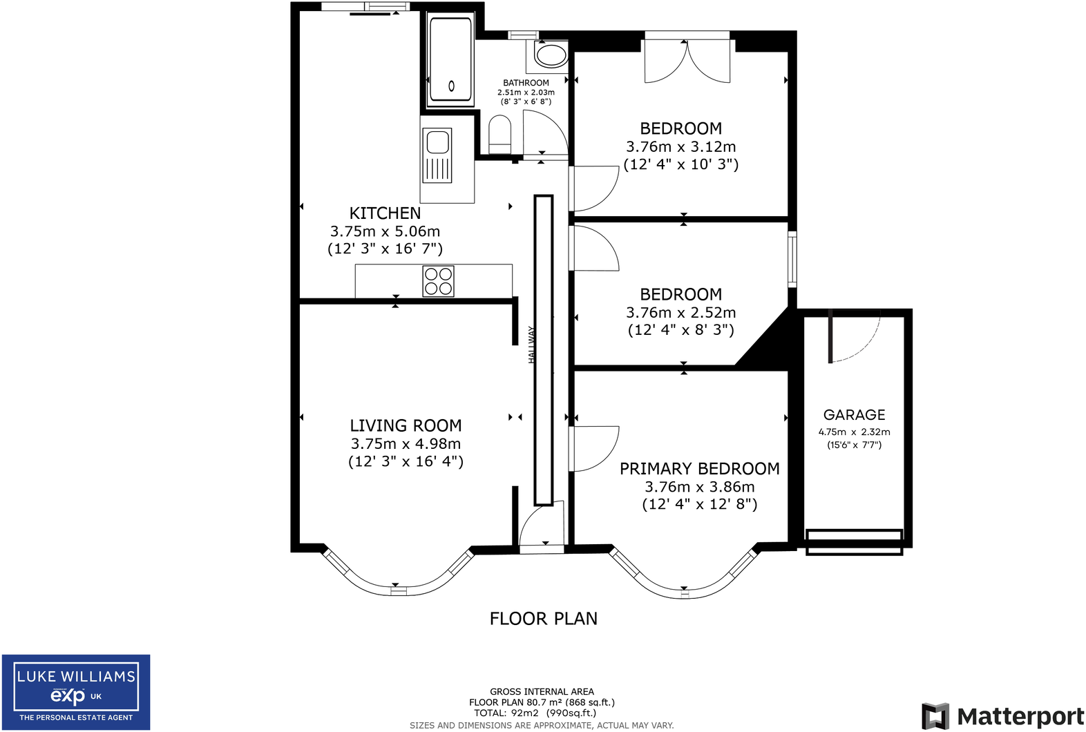 Broom Riddings, Greasbrough, Rotherham, S61 4NR floorplan