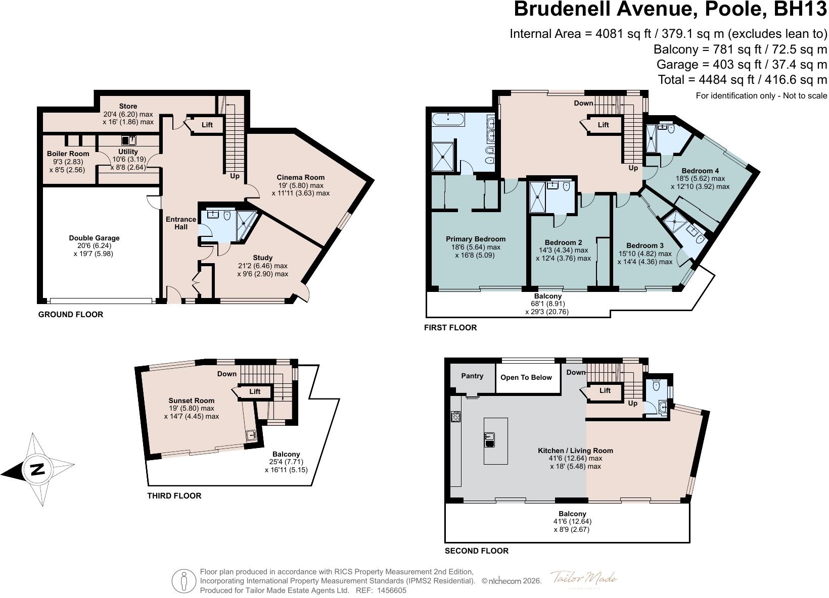 Brudenell Avenue, Canford Cliffs, Poole, Dorset, BH13 floorplan