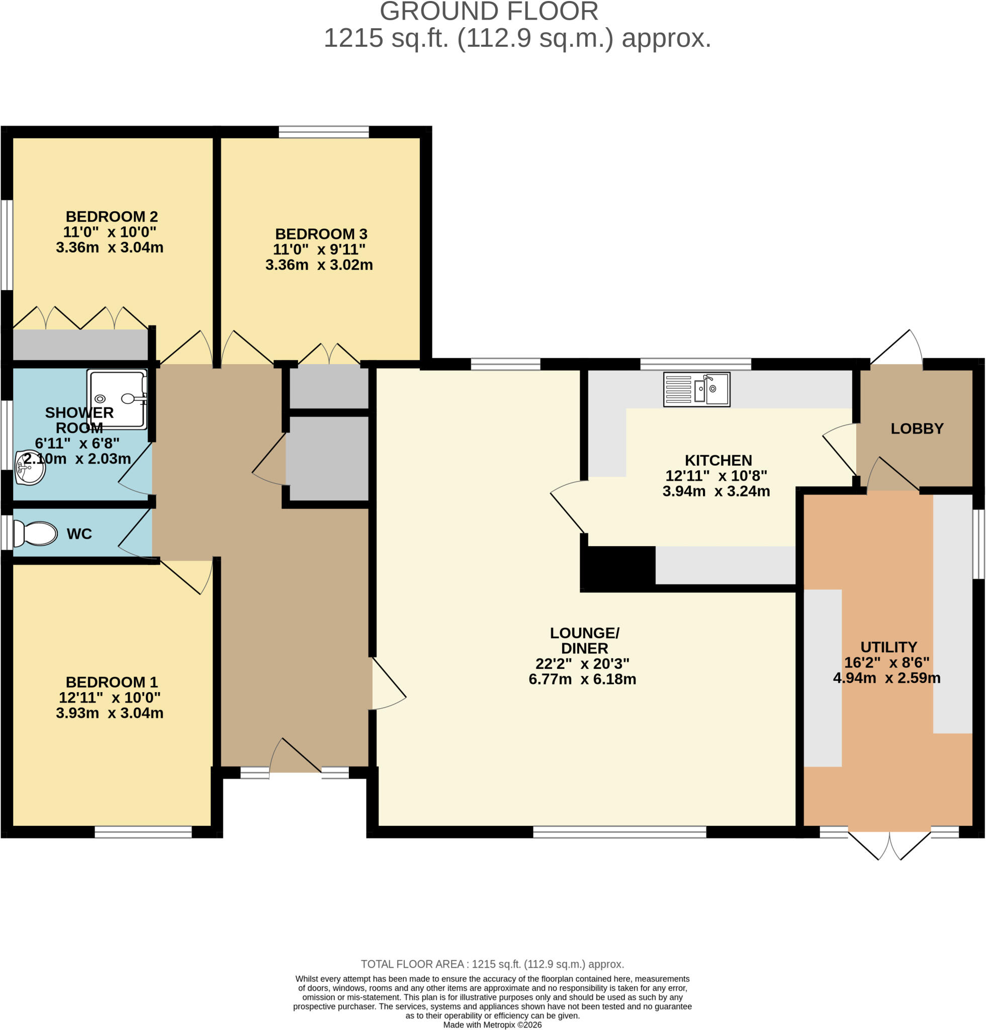 College Road, Goxhill, North Lincolnshire, DN19 floorplan