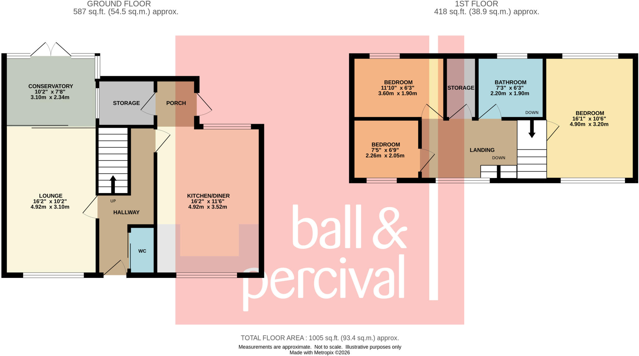 Brierfield, Skelmersdale, Lancashire, WN8 floorplan