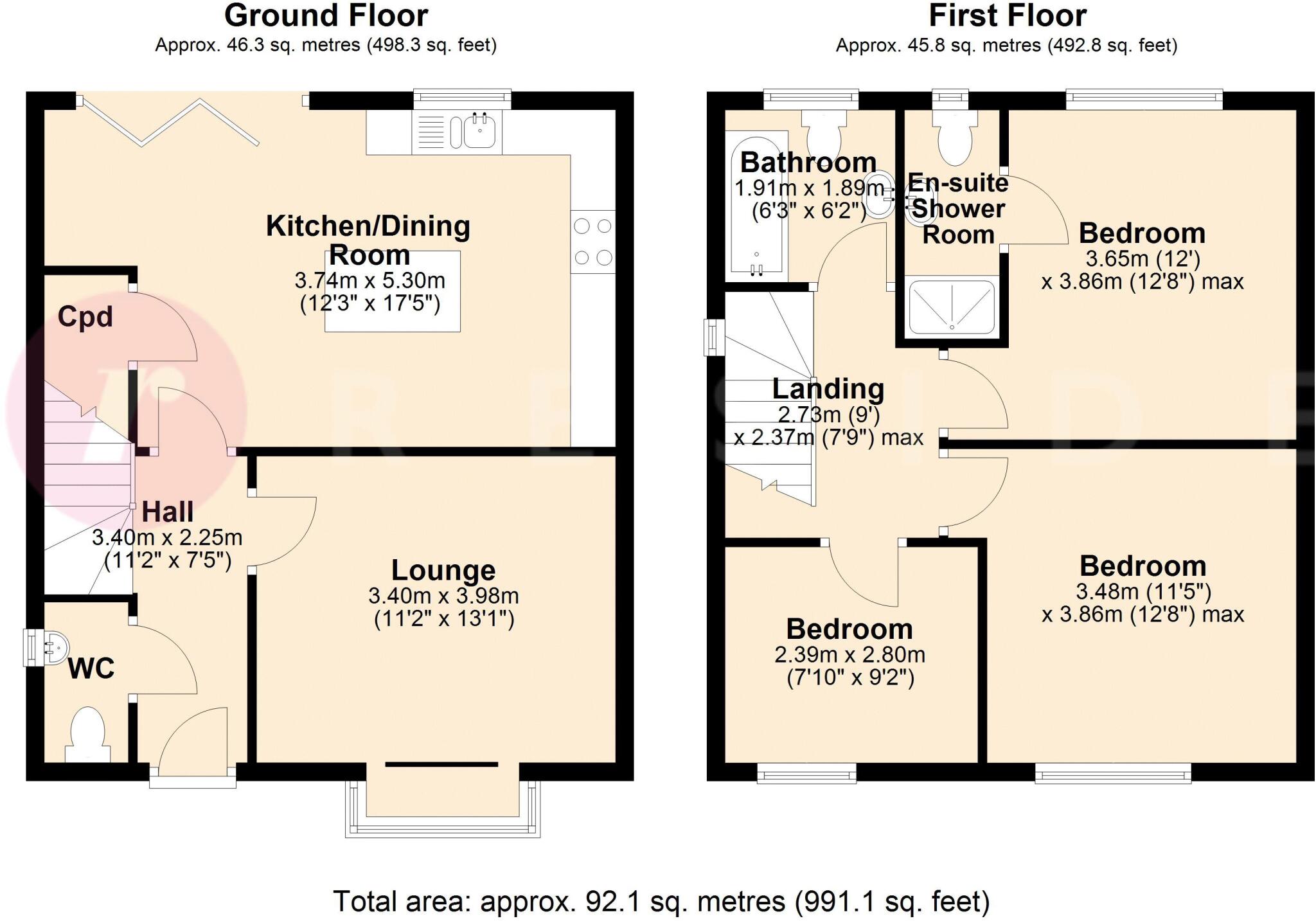 HEYS ROAD, Prestwich, Manchester M25 1QJ floorplan