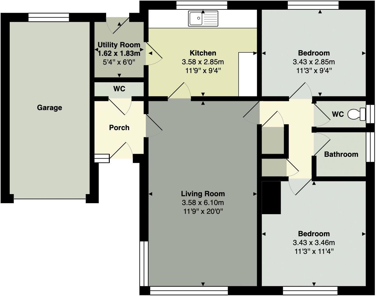 Charles Road, Kingskerswell floorplan