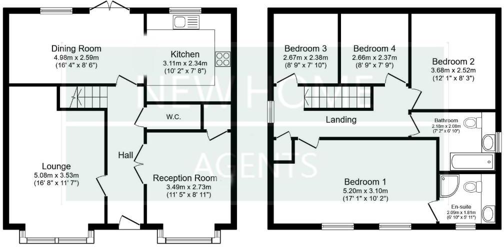  Lindleys Lane, Kirkby-in-Ashfield, Nottingham, NG17 8AB floorplan