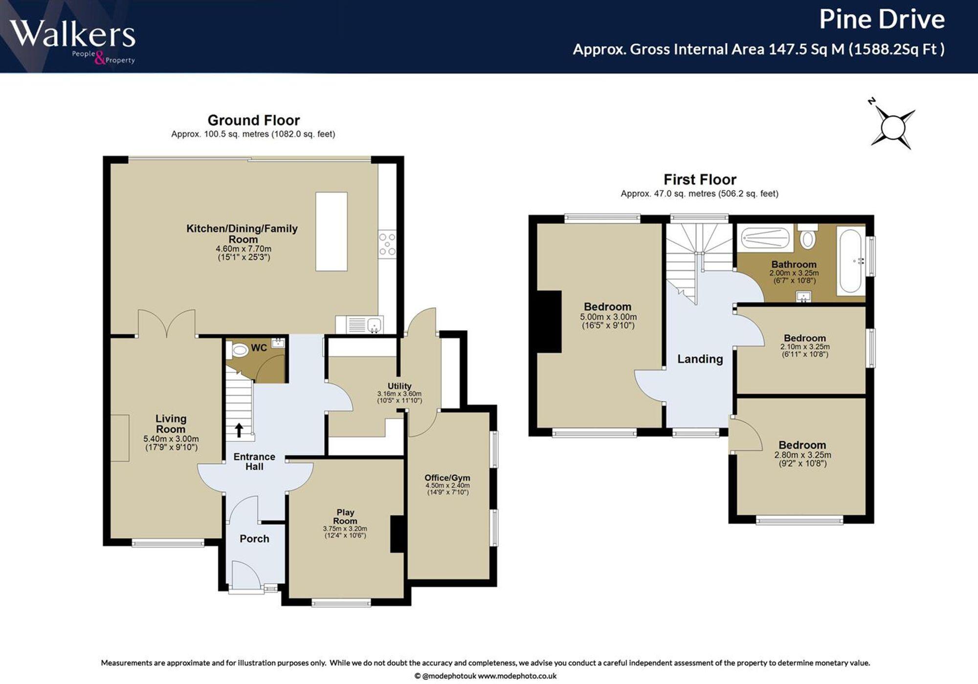 Pine Drive, Ingatestone floorplan