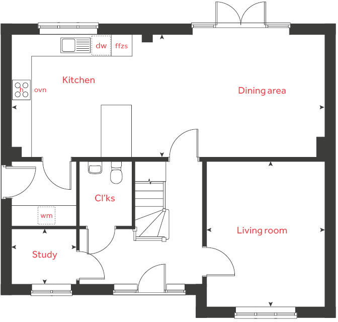 Cooper Fields, 
Holden Fold,
Darwen,
BB3 floorplan
