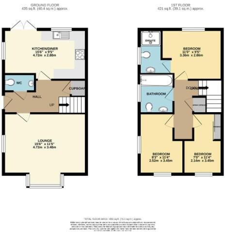 John Rawbone Close, Winslow floorplan