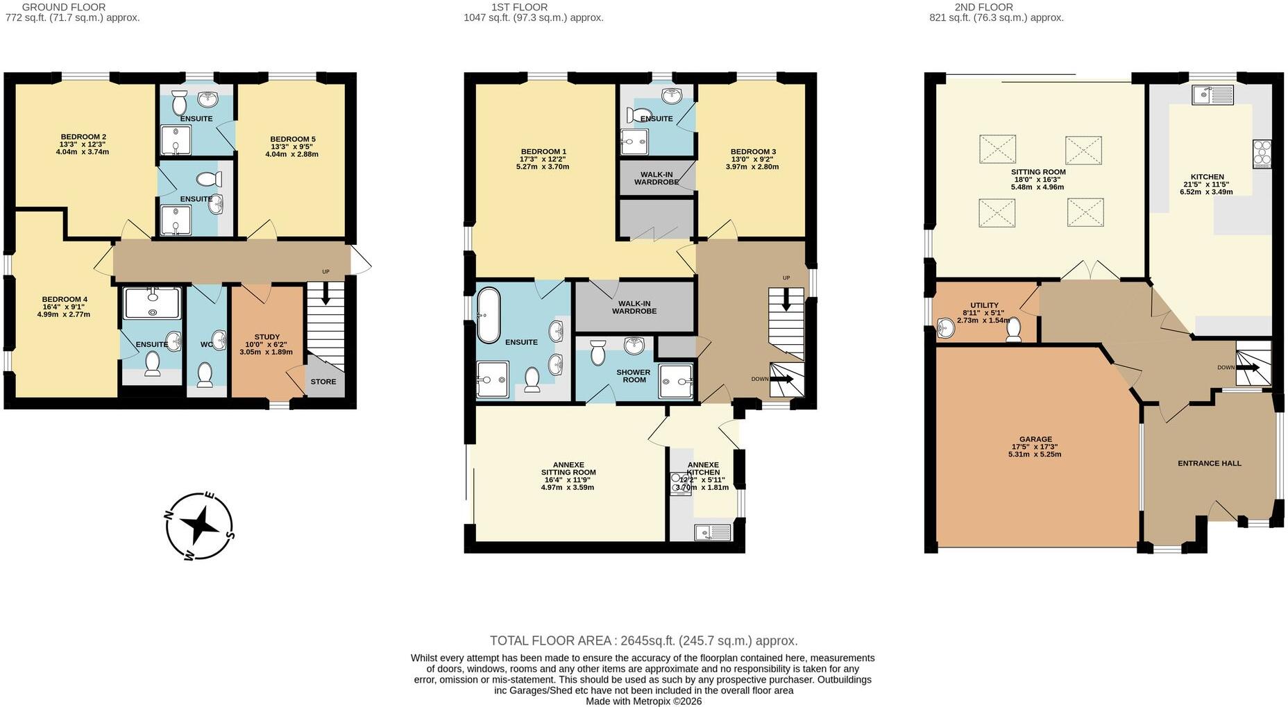 23, Windmill Gardens, Paignton, TQ3 floorplan