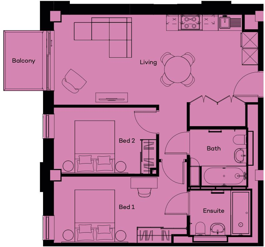 The Railings, Middlewood Locks floorplan