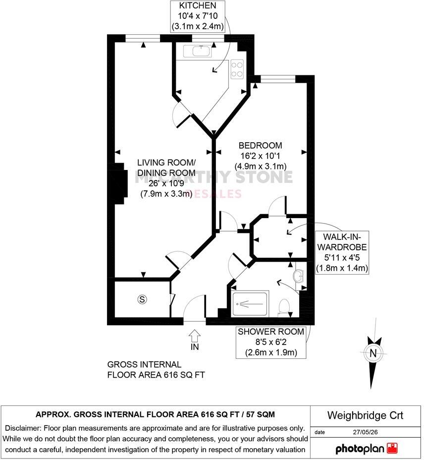301 High Street, Ongar, CM5 9FD floorplan