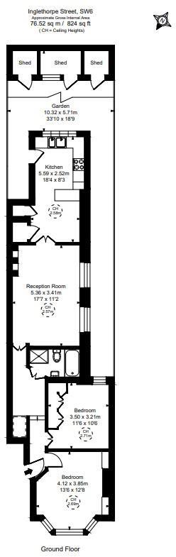 Inglethorpe Street, Fulham floorplan