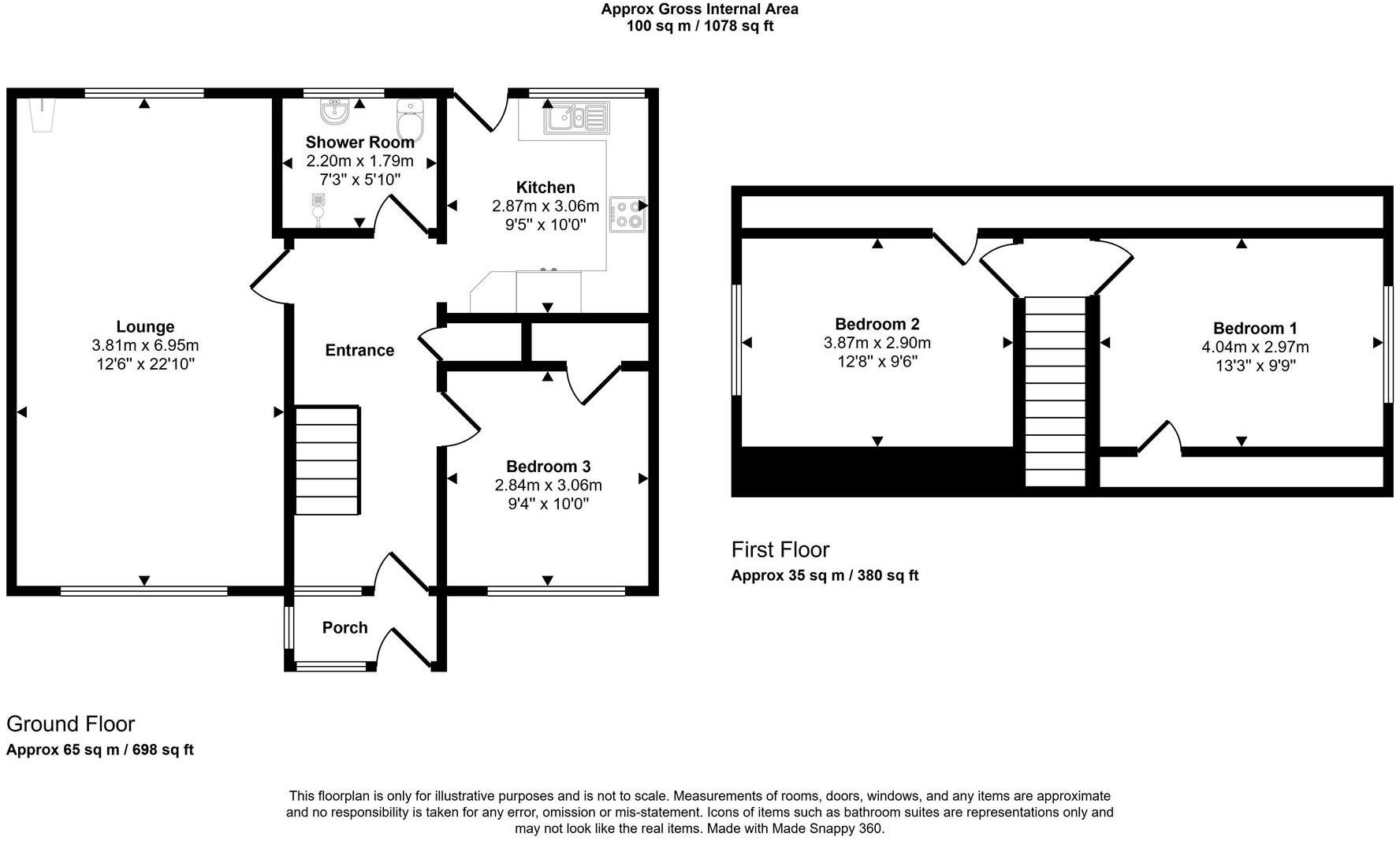 Missionary Home, 1 Privick Mill Road, Annbank, KA6 5JA floorplan
