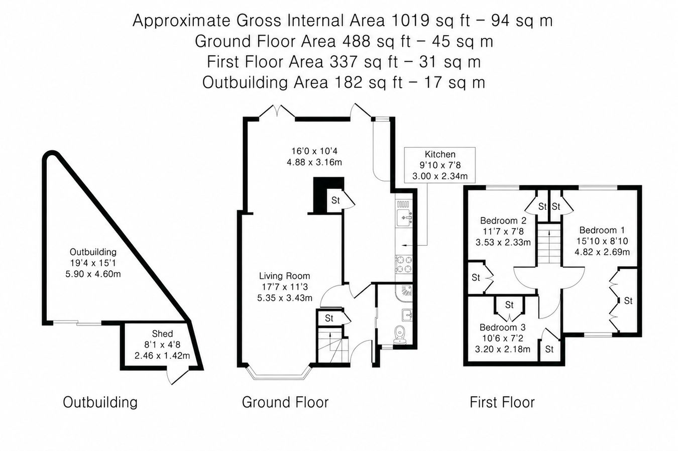 Queensbury Road, Wembley, HA0 floorplan