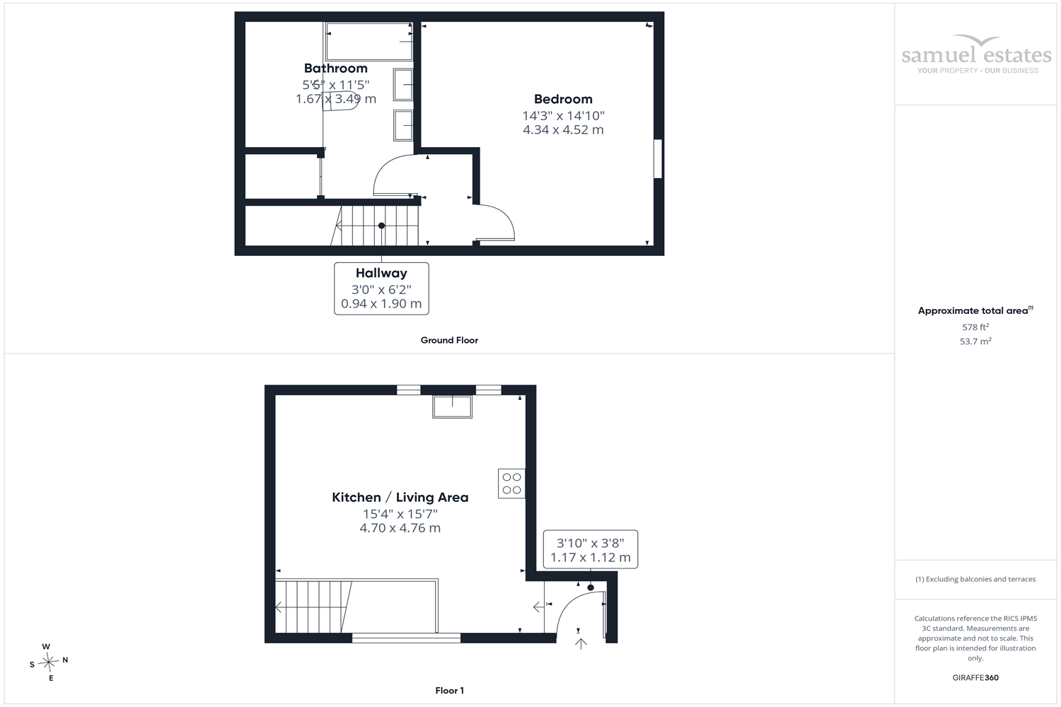 Medwin Street, Clapham North, SW4 floorplan