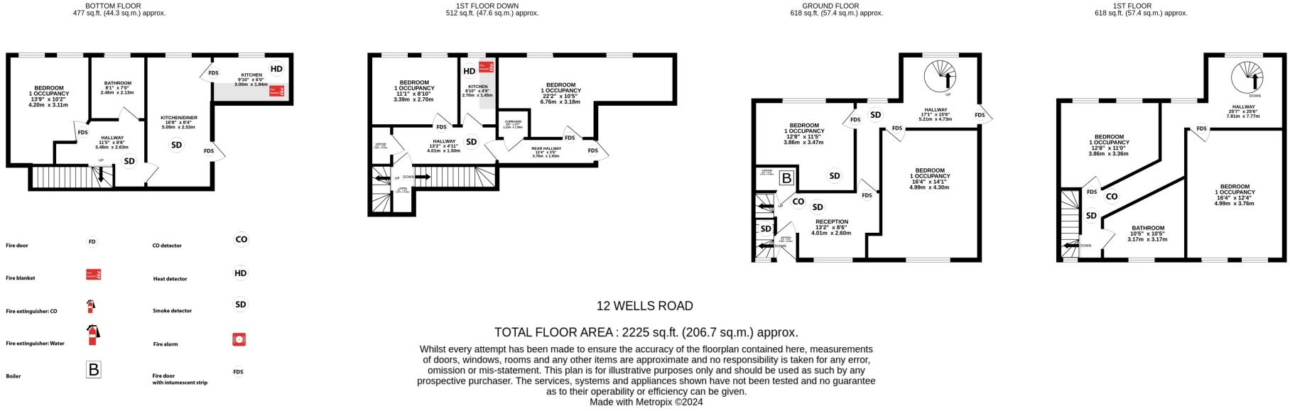 Wells Road, BATH floorplan