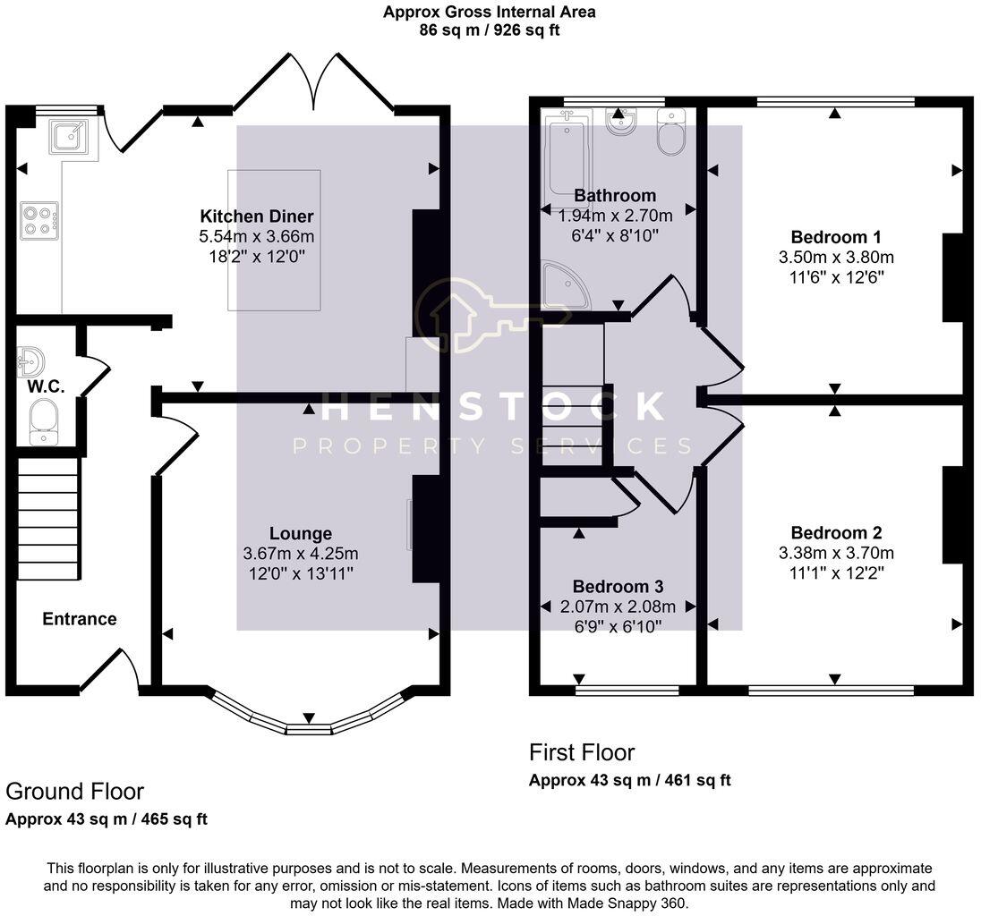 Mill Fold Road, Alkrington, Middleton, Manchester, M24 floorplan