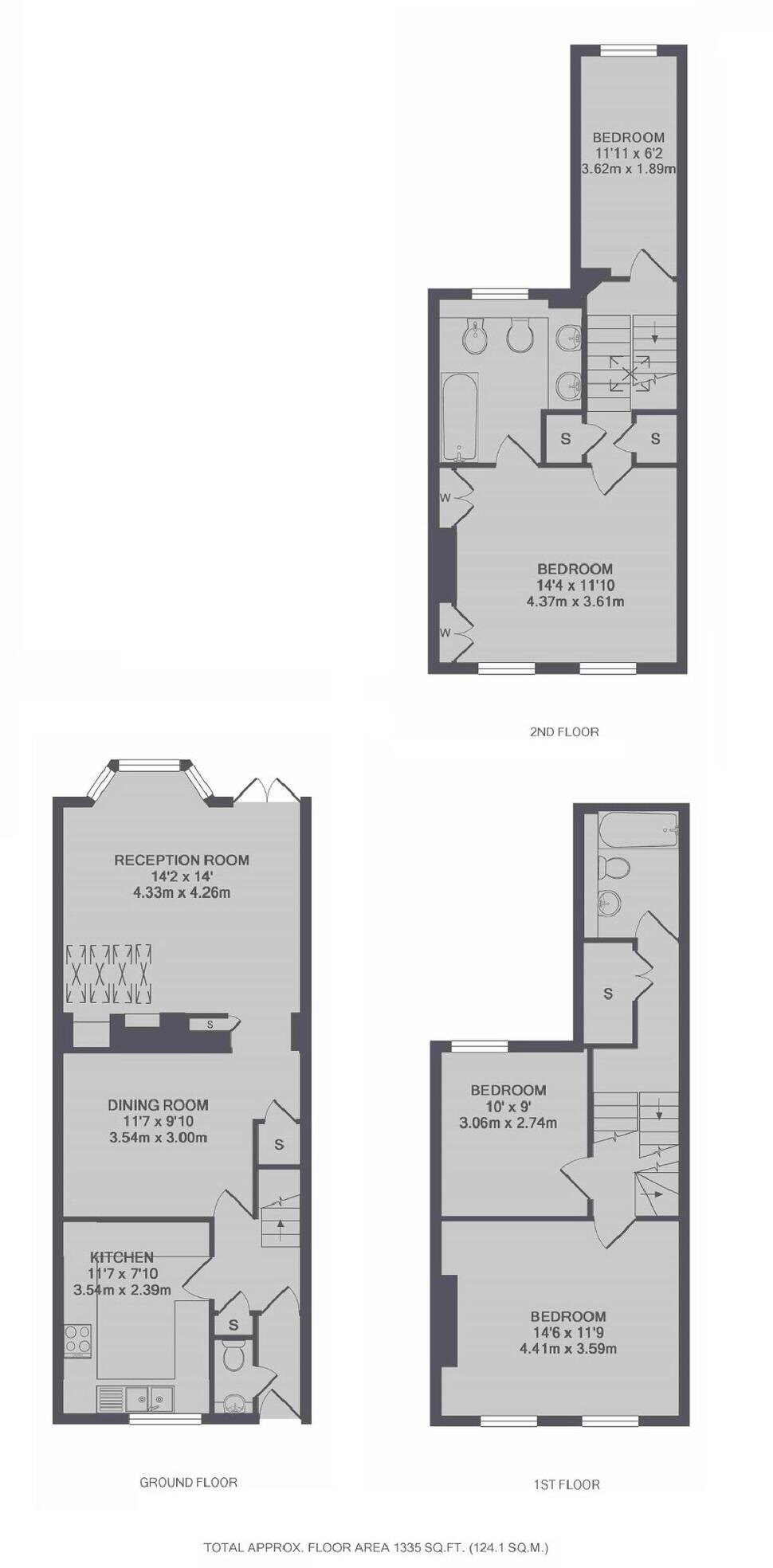 St Johns Wood Terrace, St John's Wood, London, NW8 floorplan