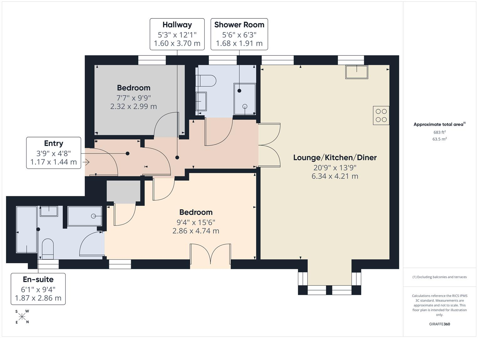 Renaissance Point, North Shields floorplan