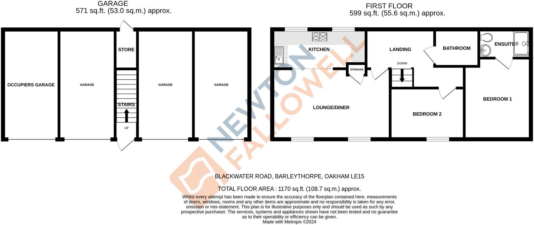 Blackwater Road, Barleythorpe floorplan