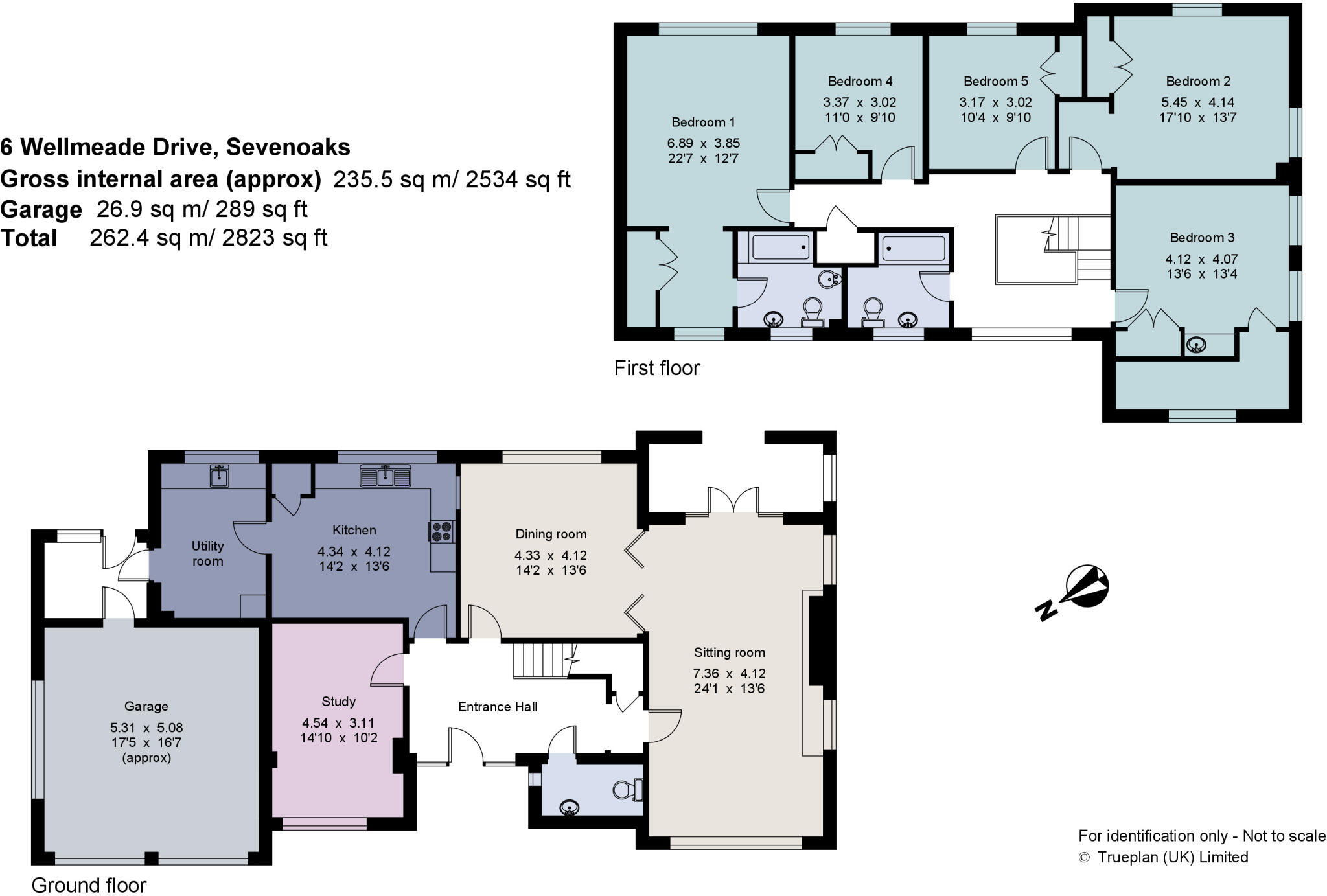 6, Wellmeade Drive, Sevenoaks, Kent, TN13 floorplan