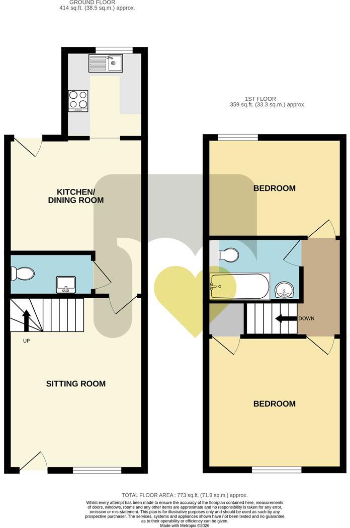 Scarrots Lane, Newport floorplan