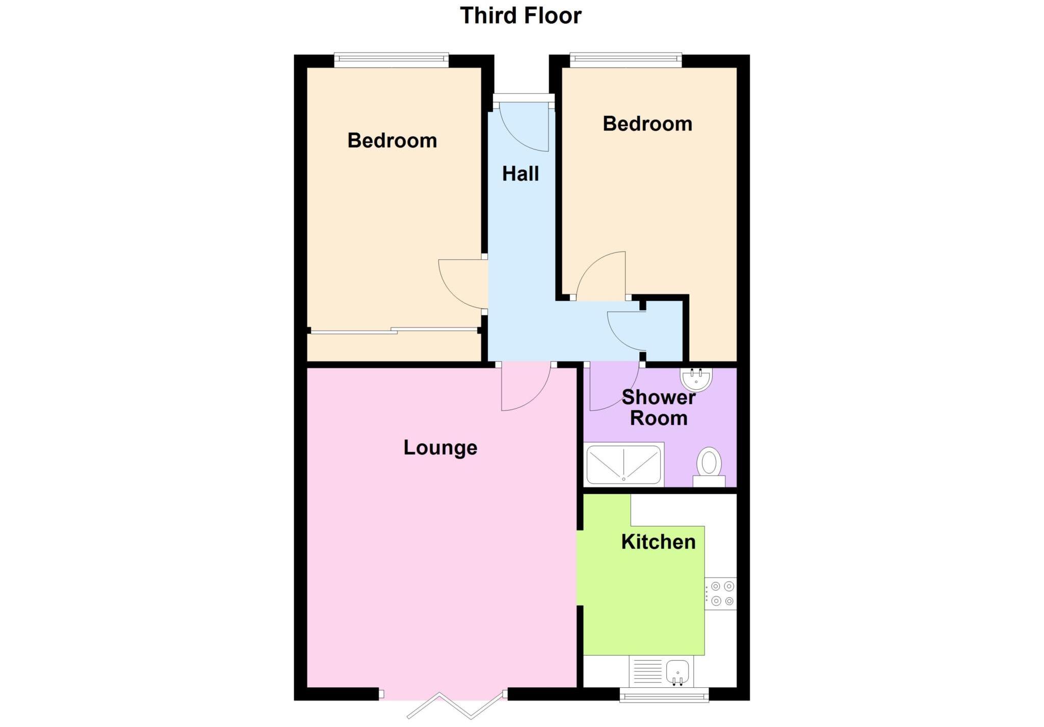 Elmhurst Road, Gosport floorplan