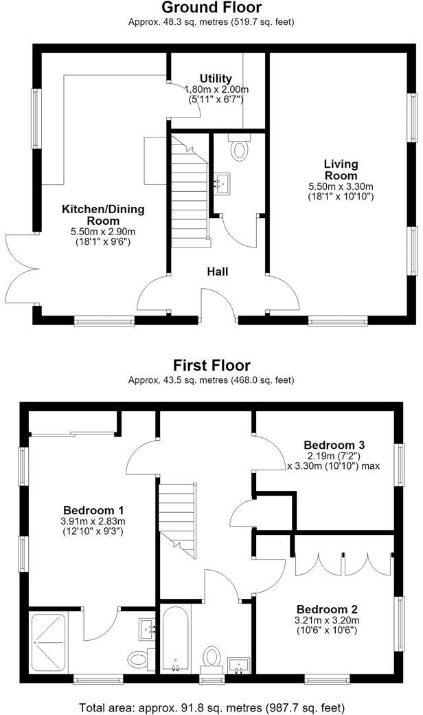 Thrower Road, Shrewsbury floorplan