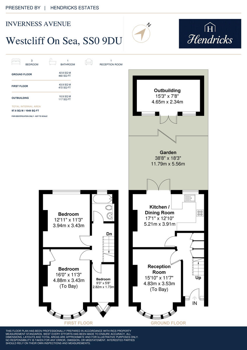 inverness Avenue, Westcliff-on-Sea, SS0 9 floorplan