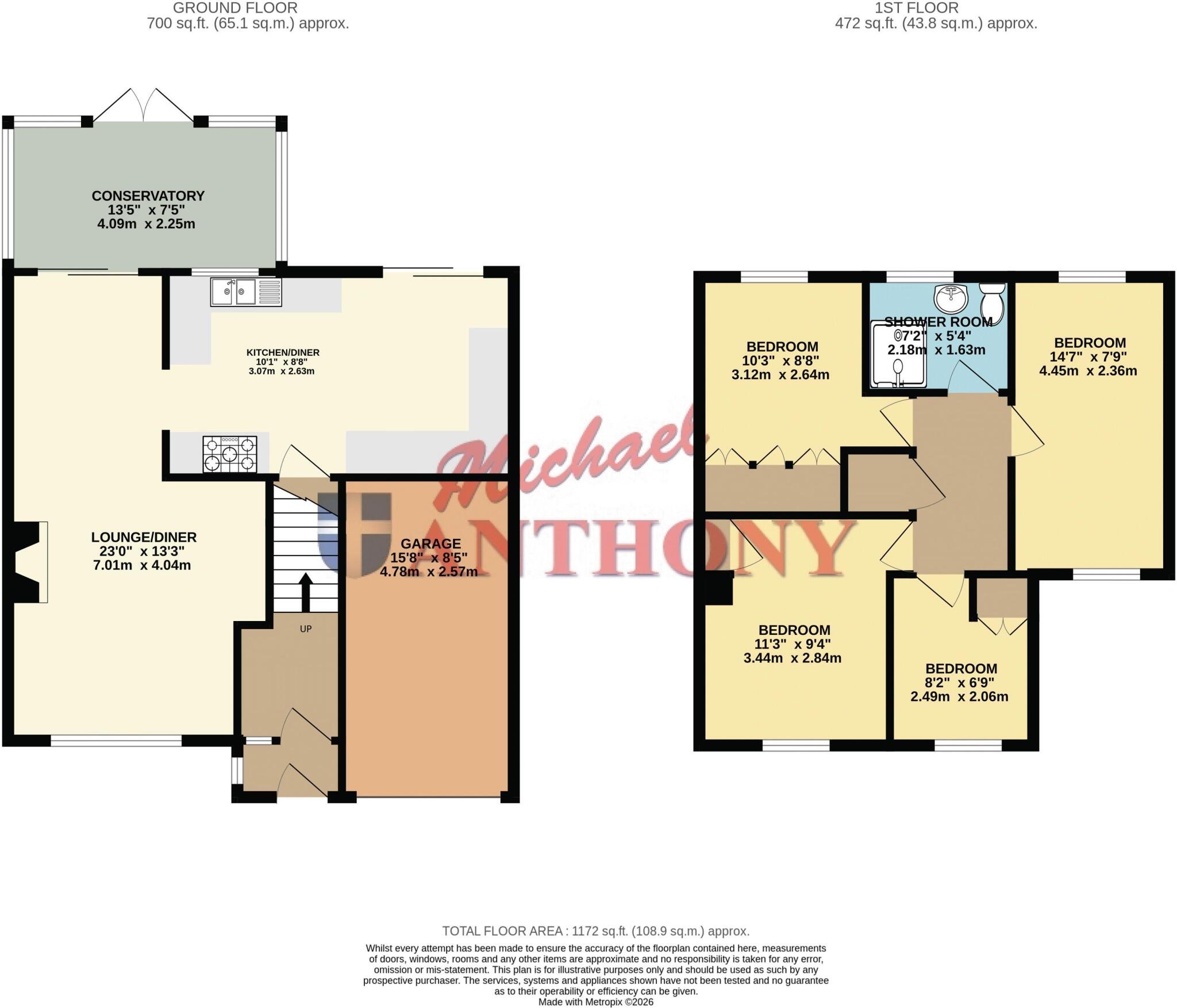 Whalley Drive, Bletchley, Milton Keynes floorplan