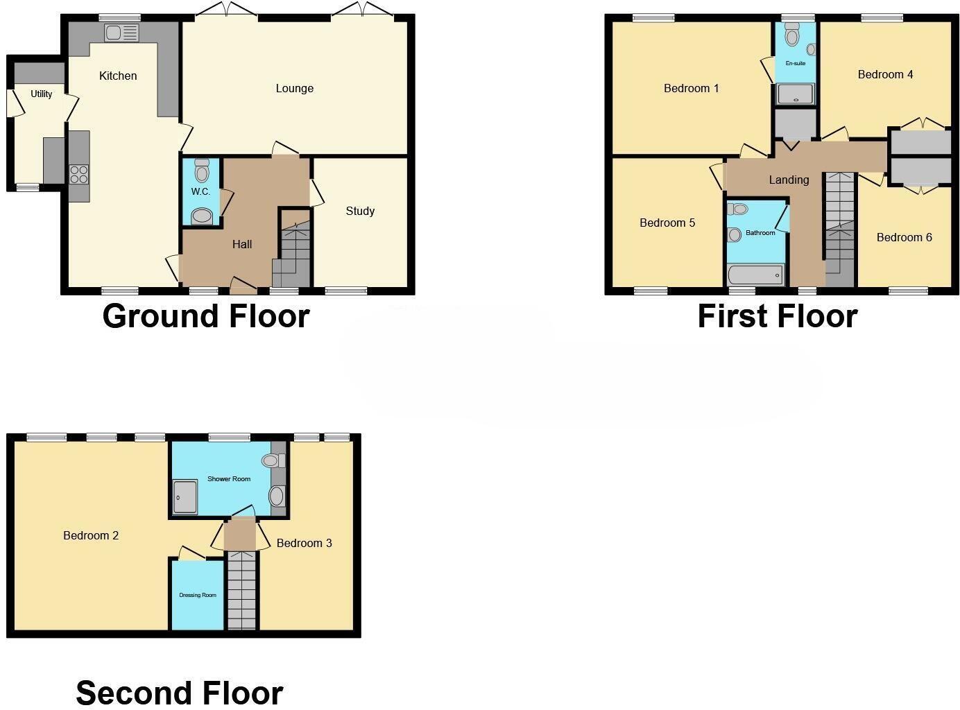 School Road, Upwell, PE14 floorplan