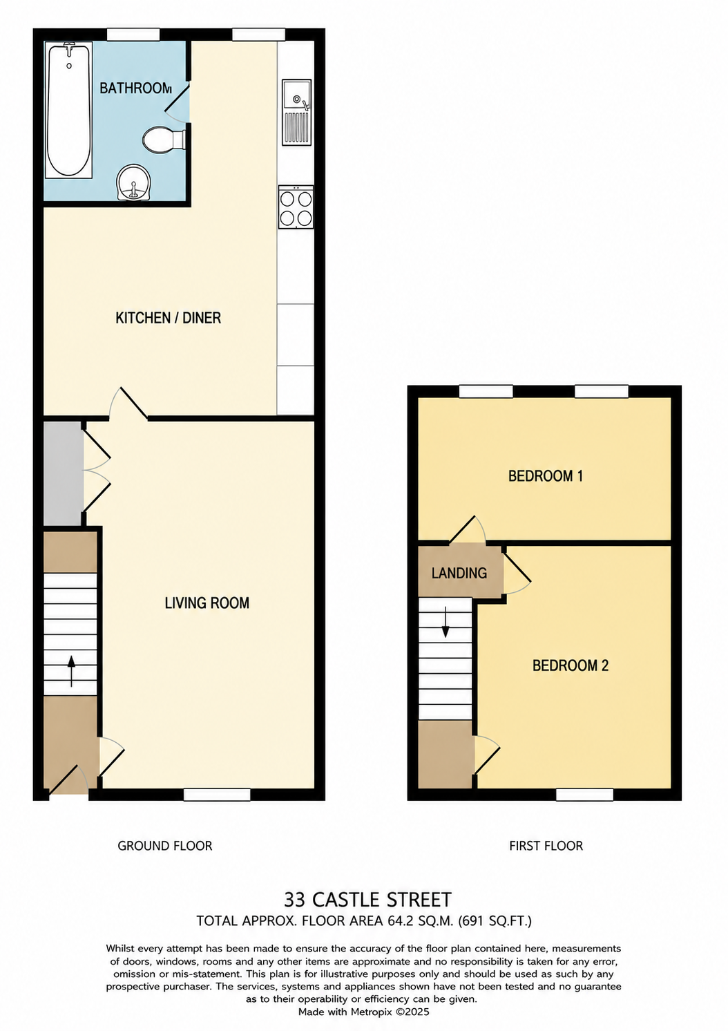 Castle Street, Maesteg, CF34 9YH floorplan