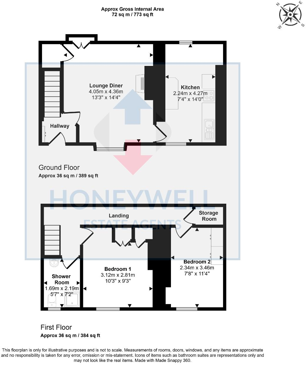 Littlemoor, Clitheroe, BB7 1HF floorplan
