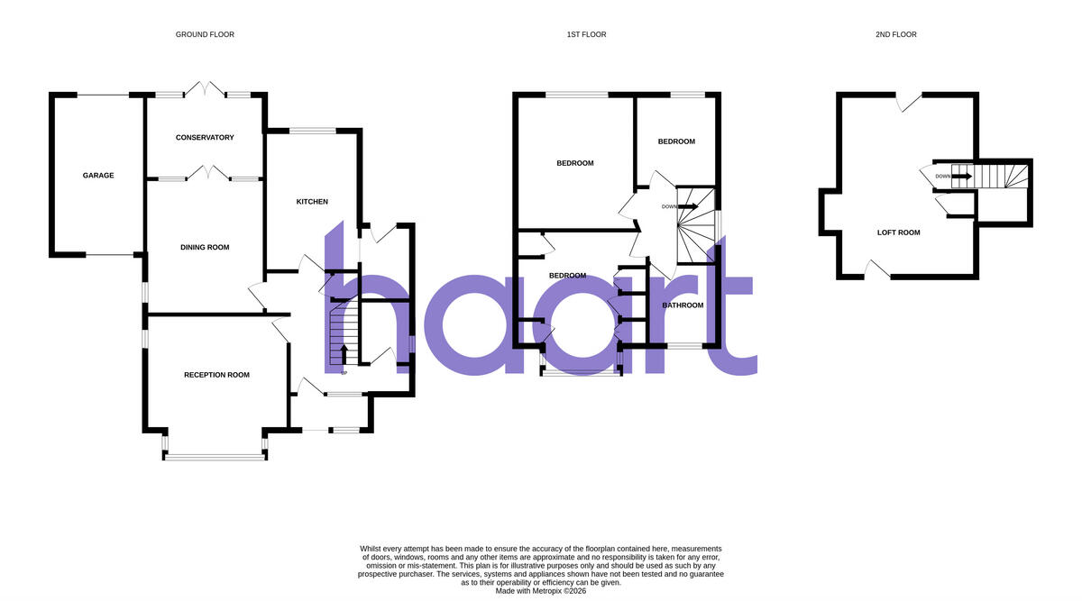 Link Lane, Wallington floorplan