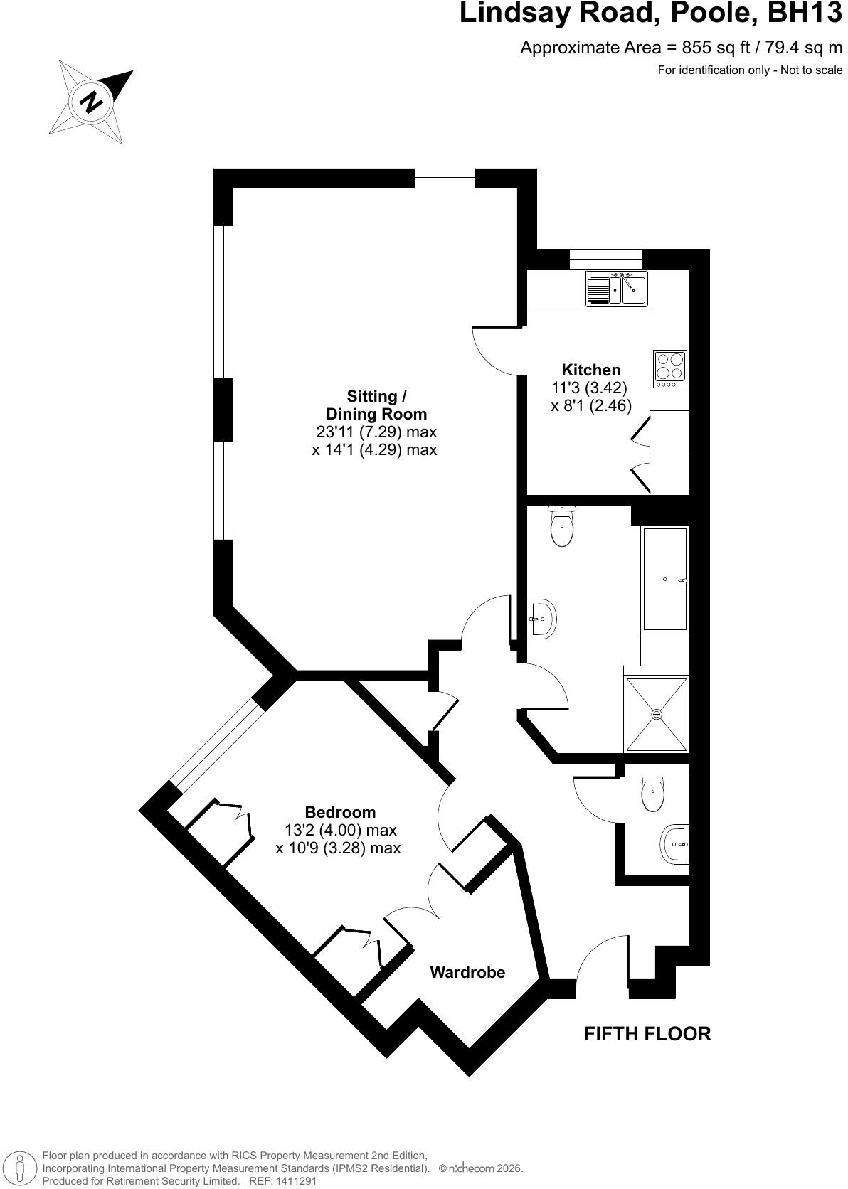 Lindsay Road, Poole, BH13 floorplan