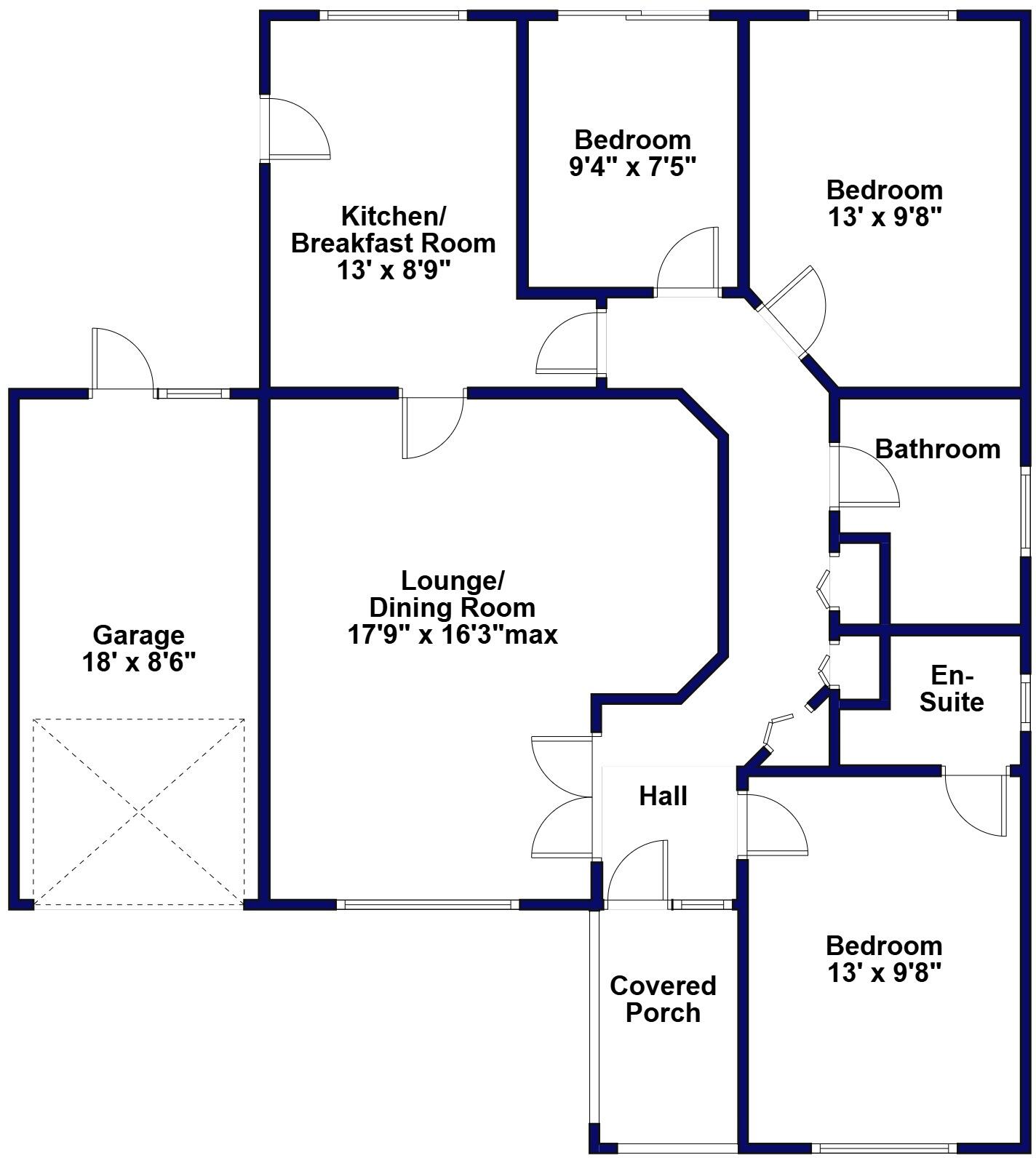 , Shard Close, Verwood, Dorset floorplan