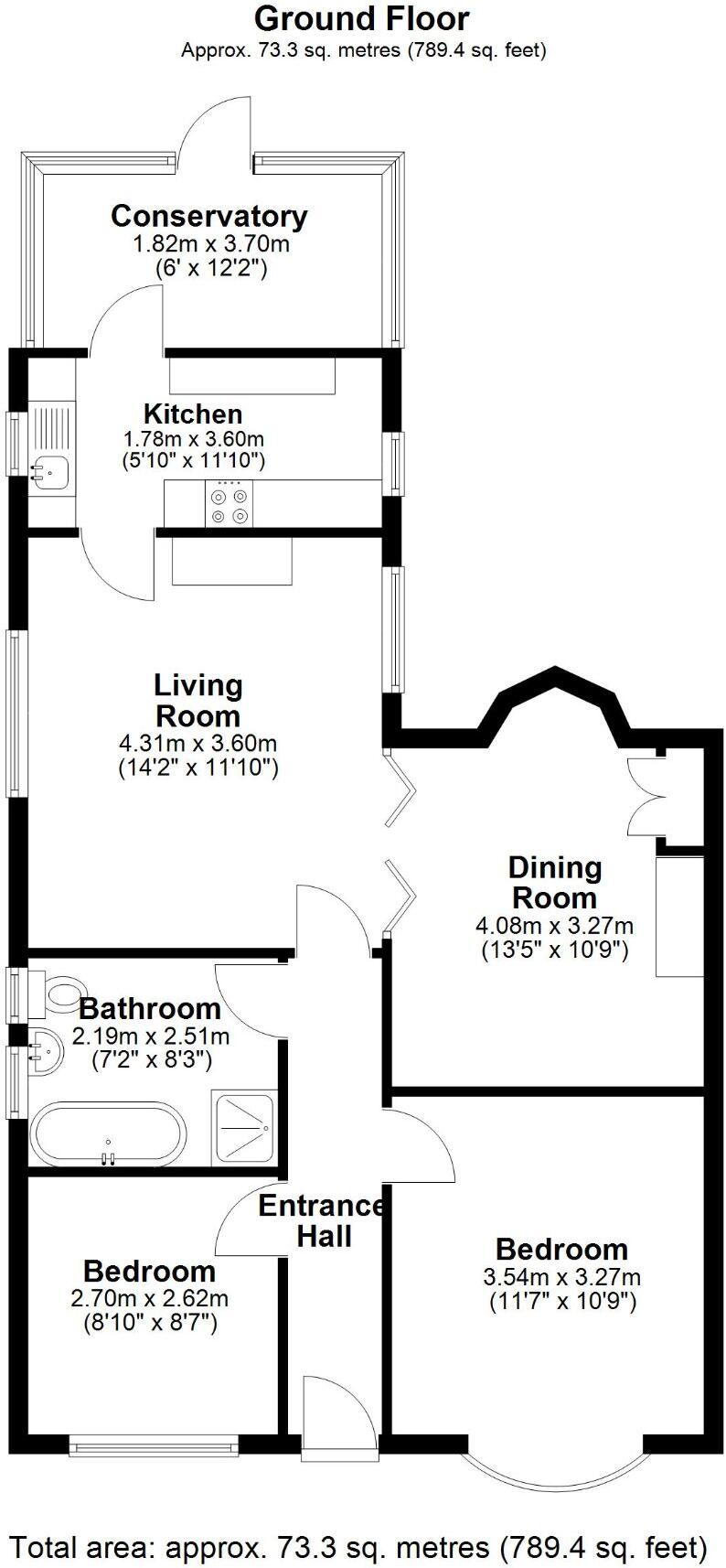 Elmwood Gardens, Lobley Hill, Gateshead floorplan