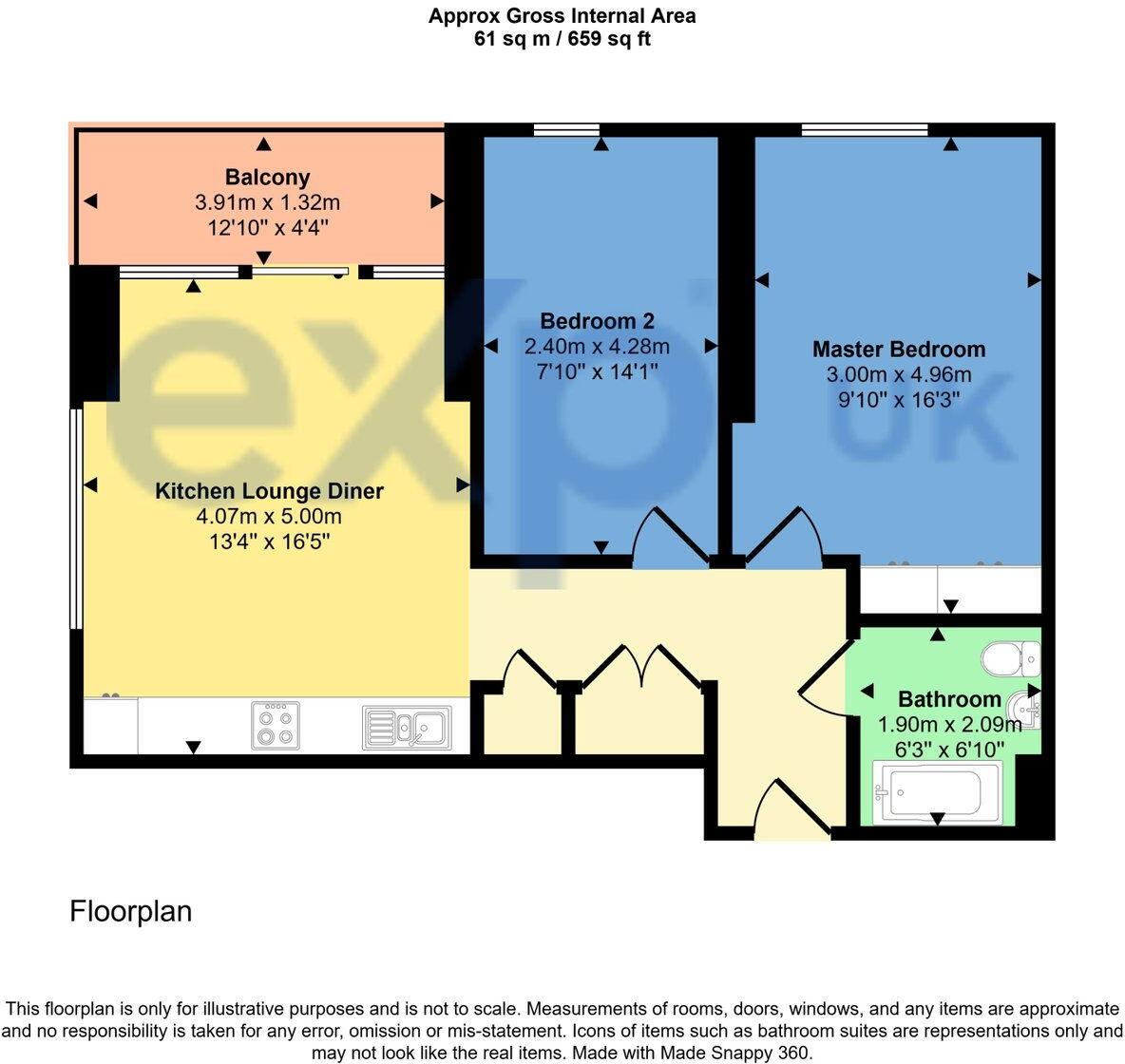 One The Elephant, London, SE1 6FA floorplan