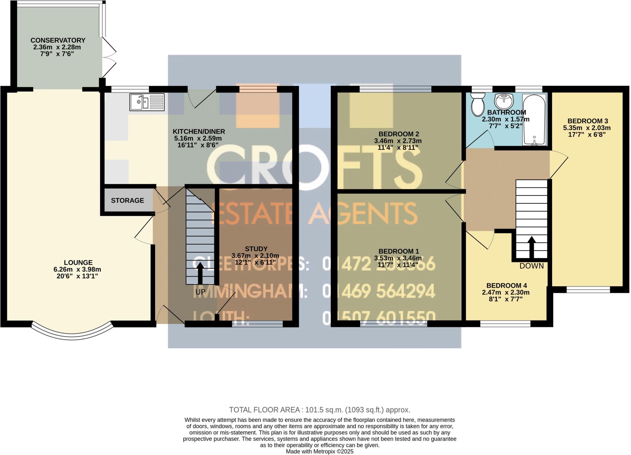 Carver Road, Immingham floorplan