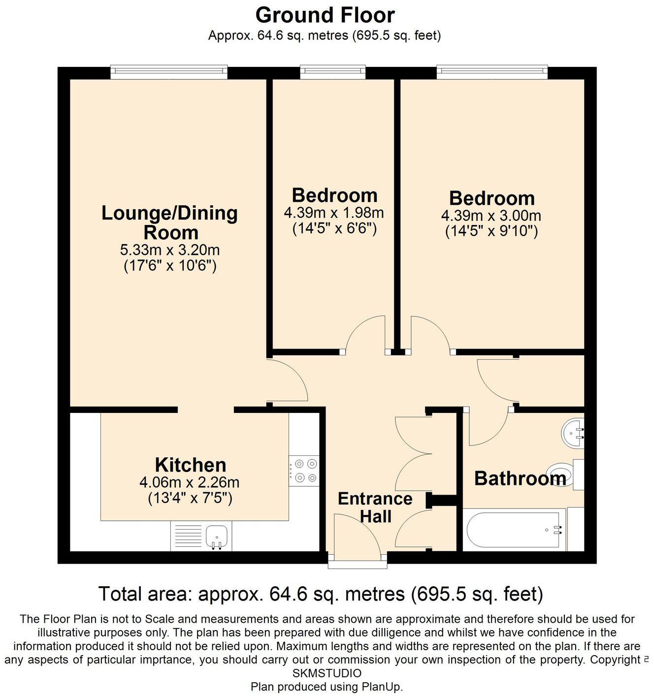 High Street, Markyate, AL3 floorplan