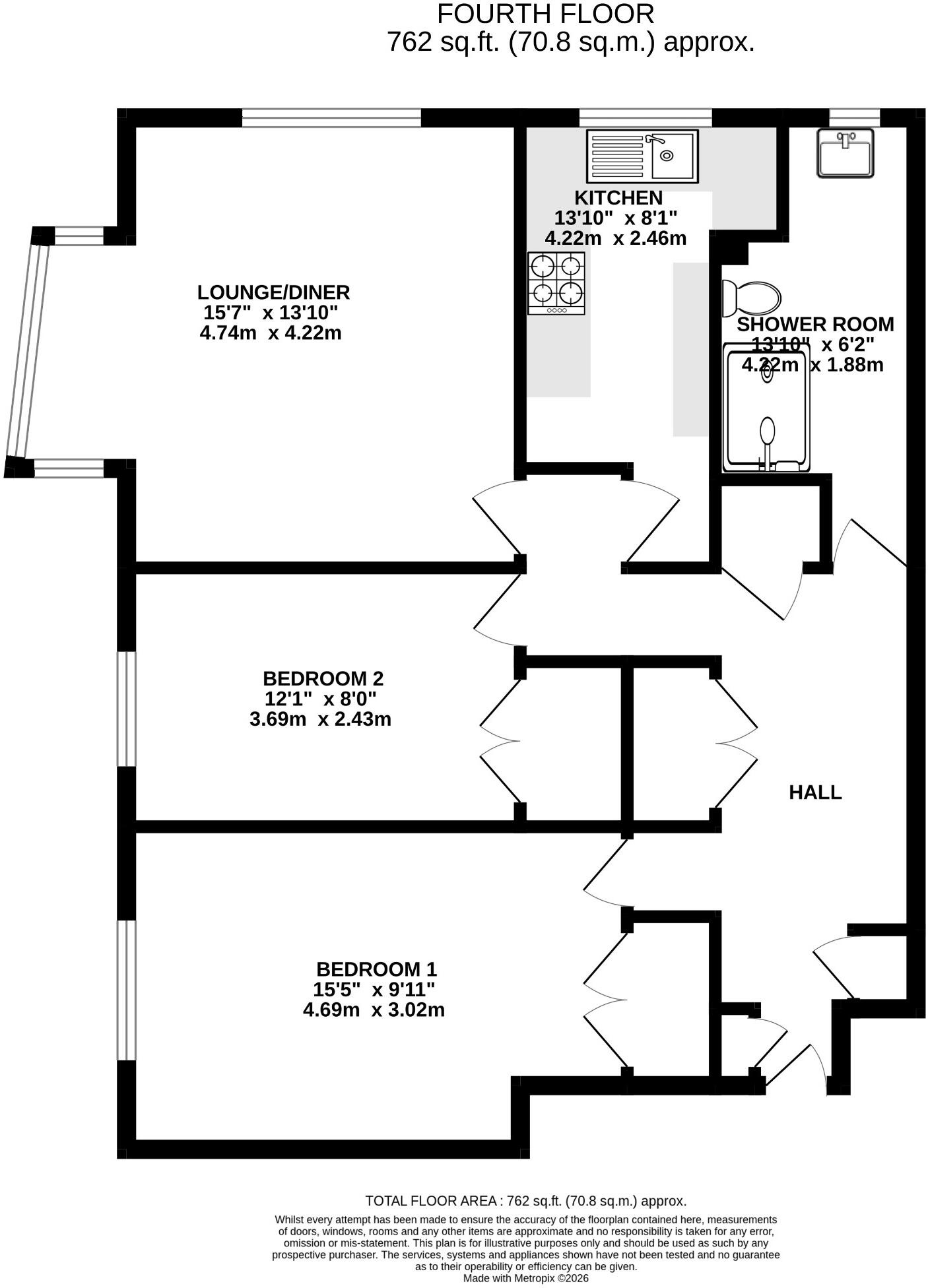 Craneswater Park, Southsea floorplan