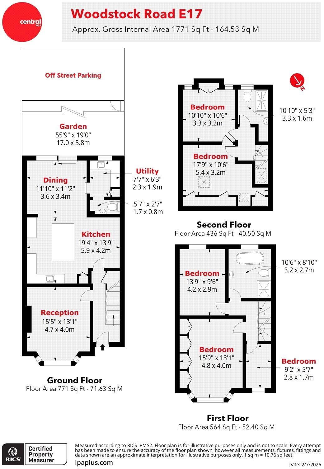 Woodstock Road, Walthamstow, London, E17 floorplan