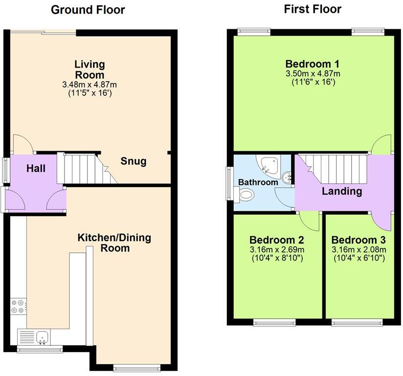 Chase Road, Burntwood floorplan