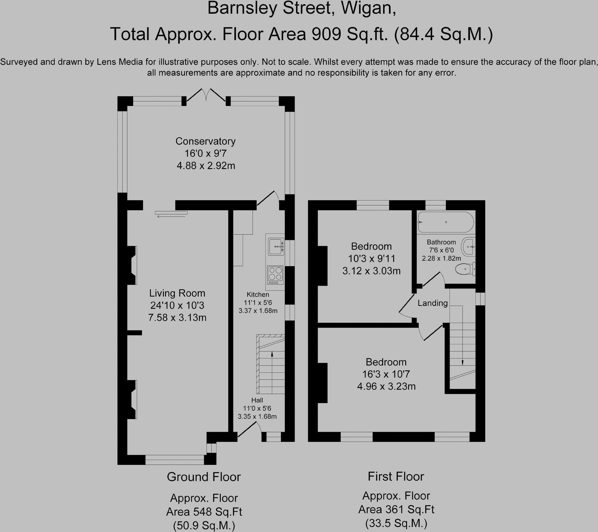 Barnsley Street, Wigan floorplan