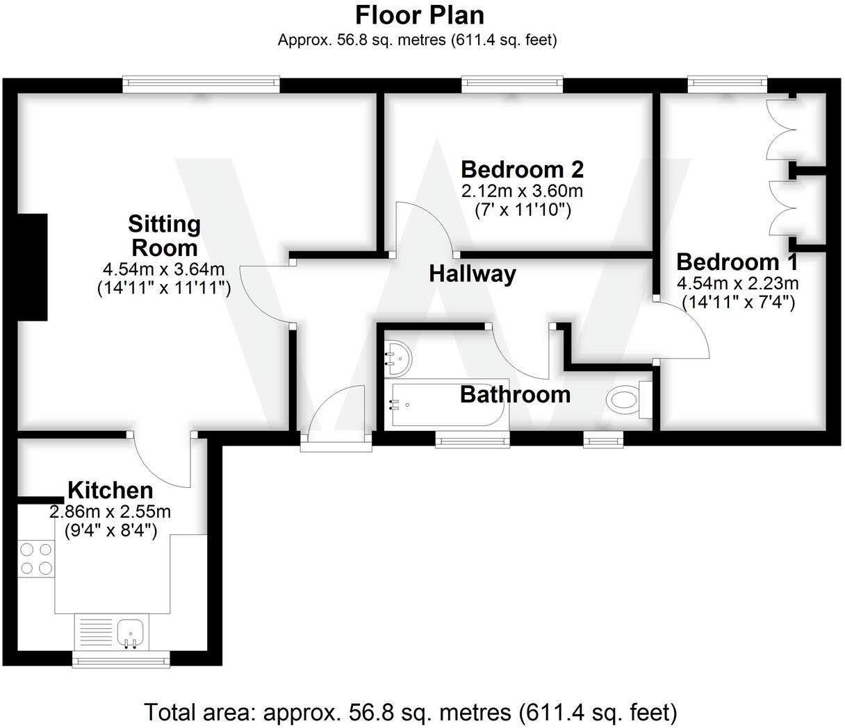 St. Ann Place, Salisbury floorplan