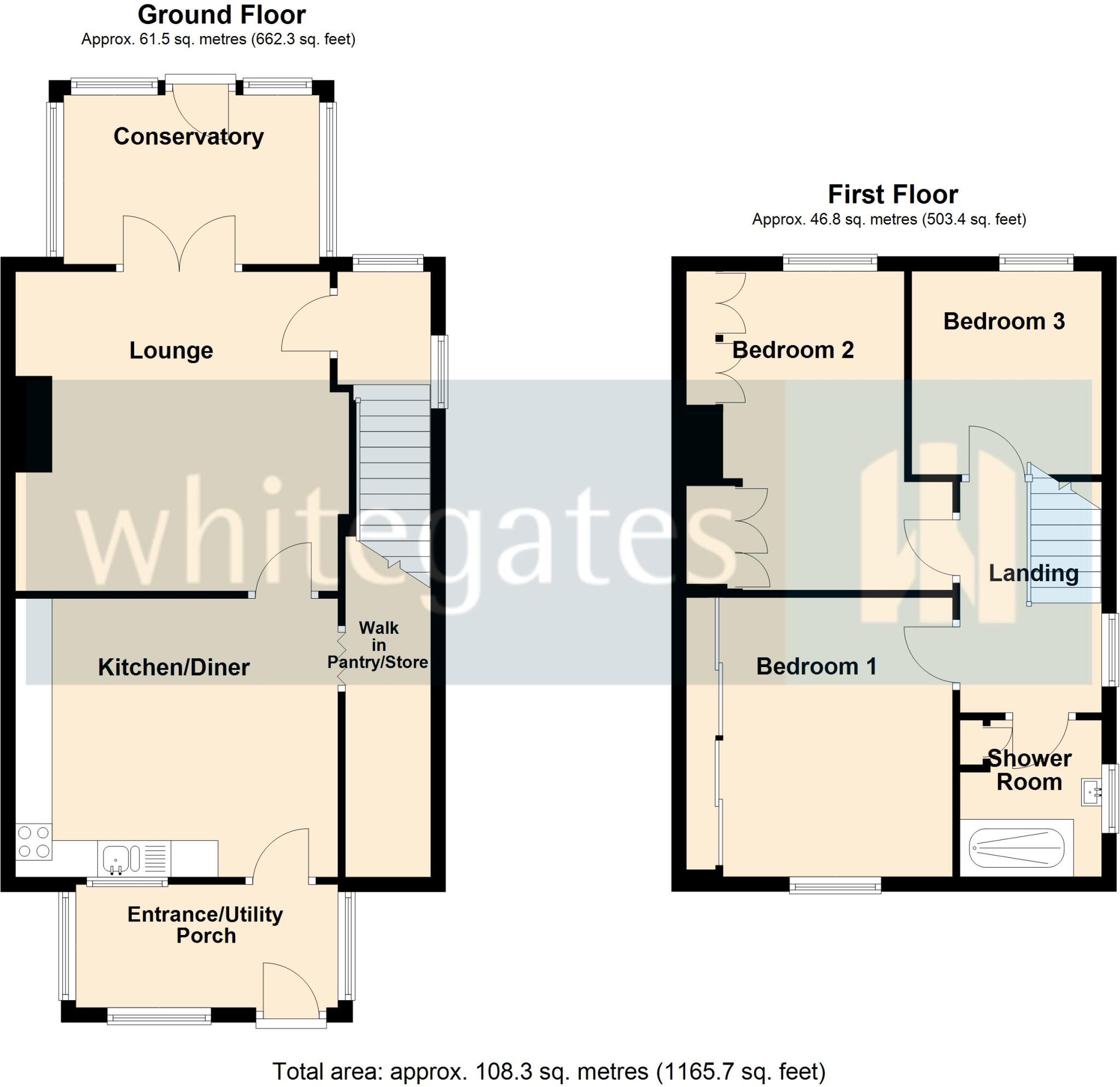 Clifton Gardens, Brierley, S72 floorplan