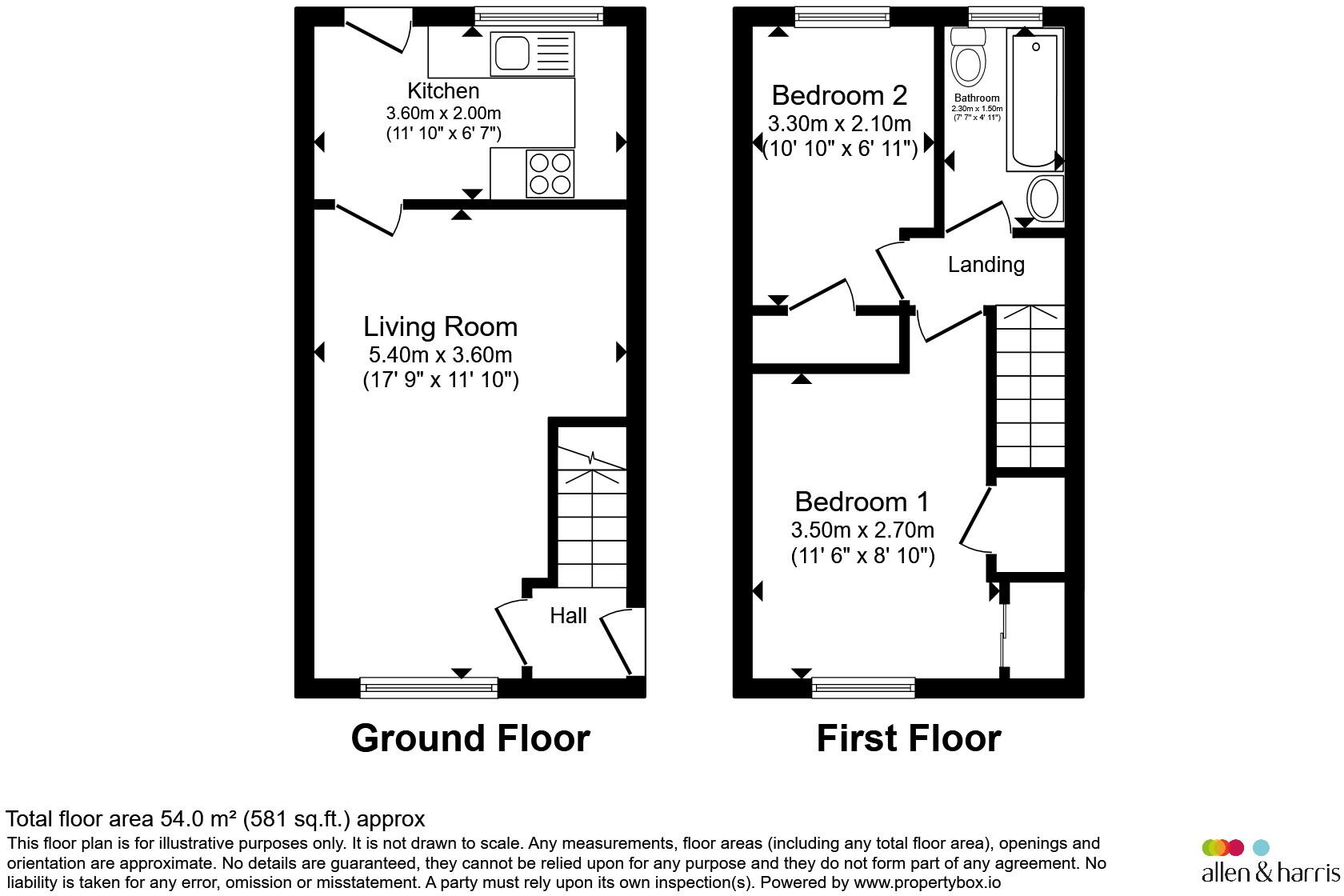 Brynawel, Caerphilly floorplan